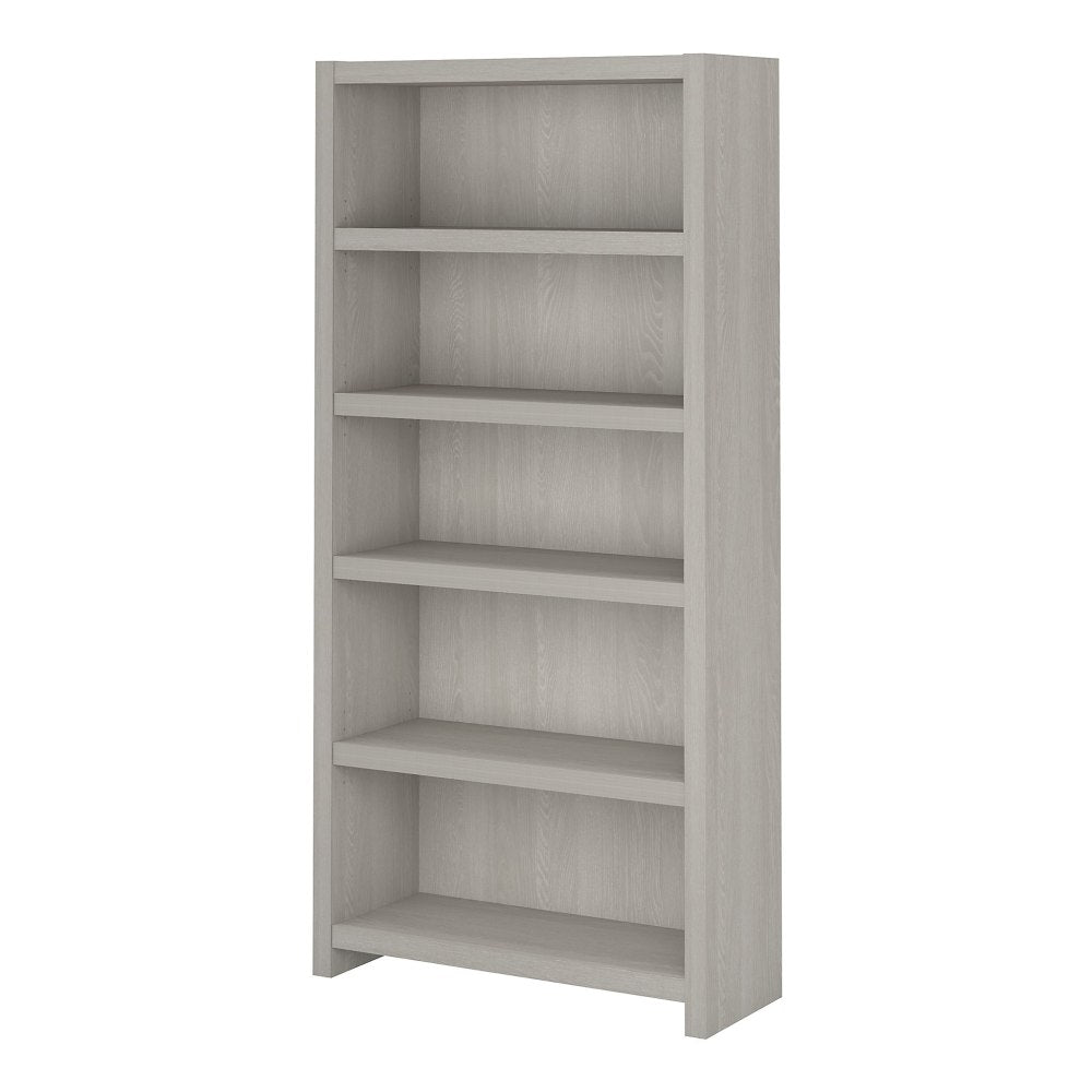 Bush Business Furniture Echo 66inH 5-Shelf Bookcase, Gray Sand, Standard Delivery