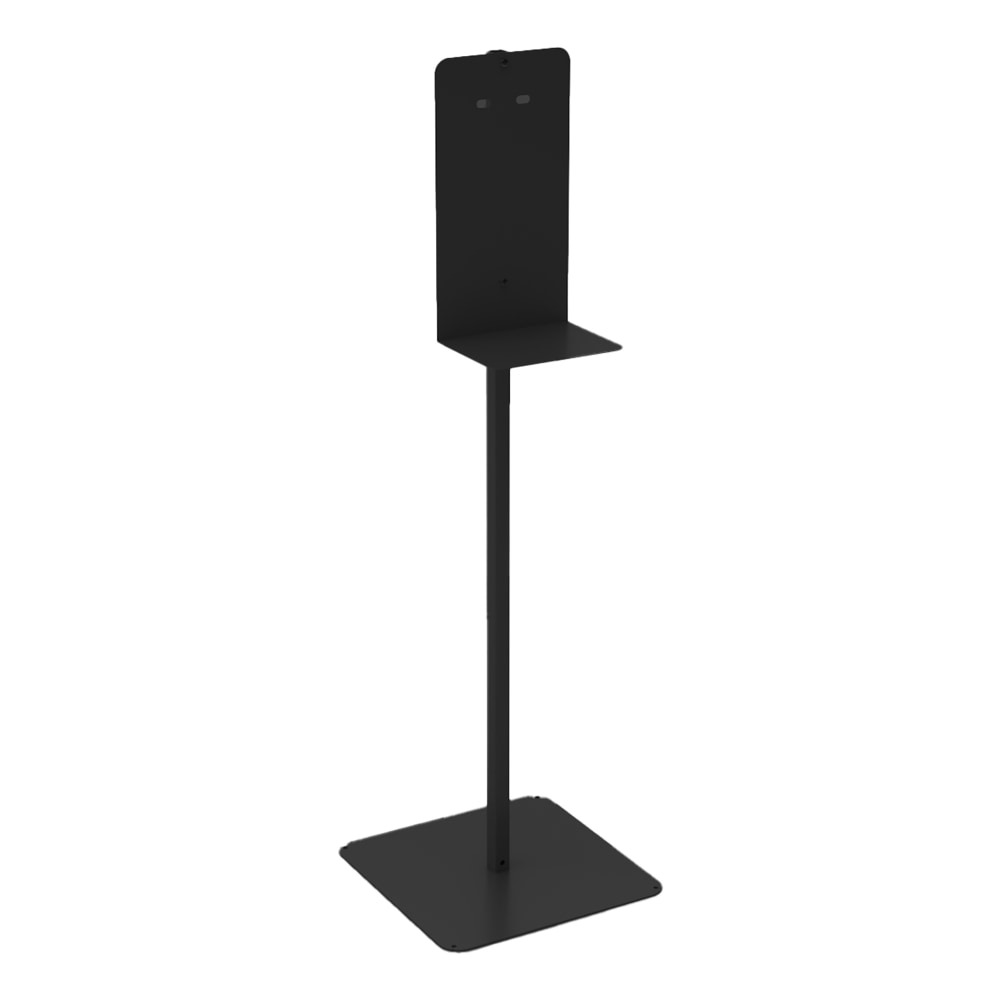 Built Sanitizer Floor Stand, 48in x 14in x 14in, Black