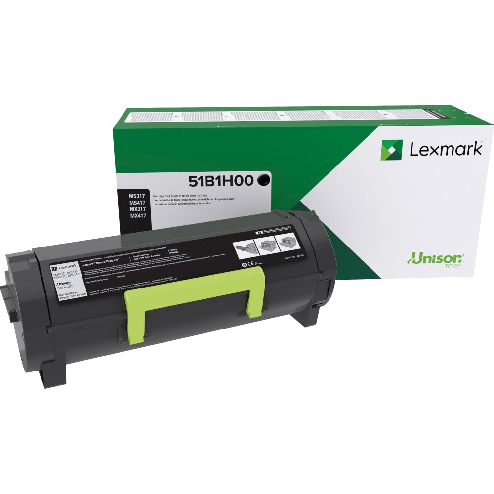 Lexmark 51B1H00 Black High Yield Return Program Toner Cartridge