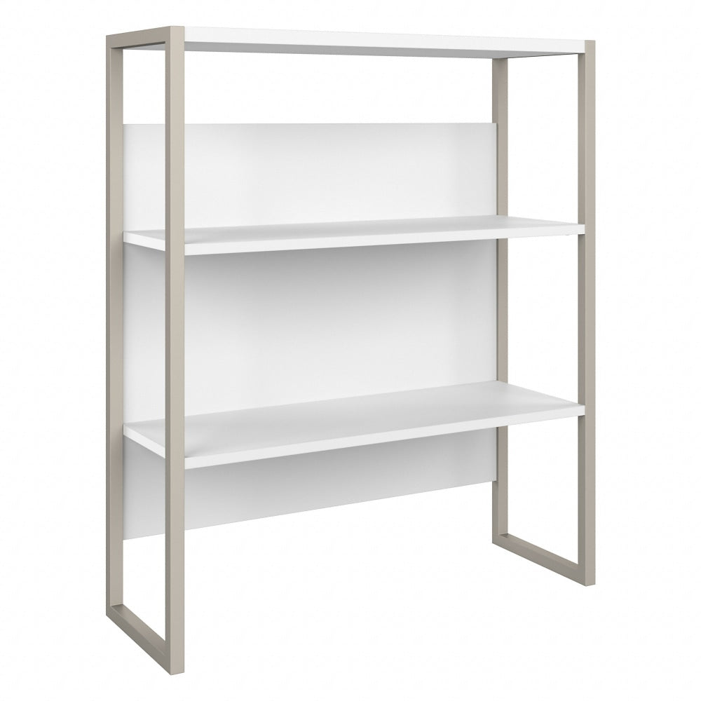 Bush Business Furniture Hybrid 43inH Bookcase Hutch, White, Standard Delivery