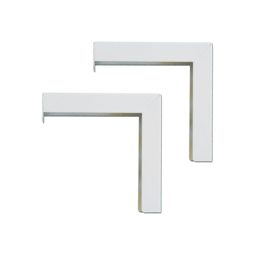 Elite ZVMAXLB12-W - Mounting component (angle brackets) - for projection screen - white (pack of 2)