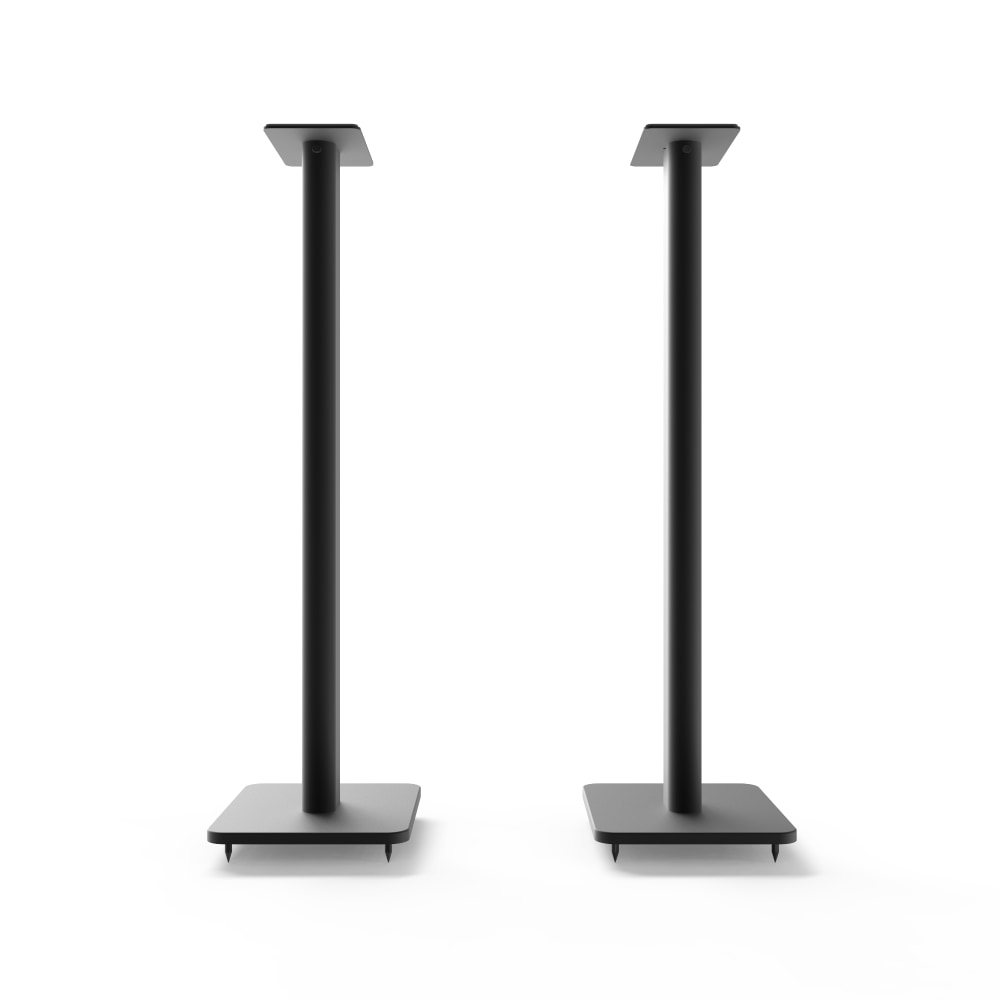 Kanto SP Plus Series Speaker Stands - 60 lb Load Capacity - 32in Height x 8.9in Width x 10.6in Depth - Floor - Steel, Foam - Black