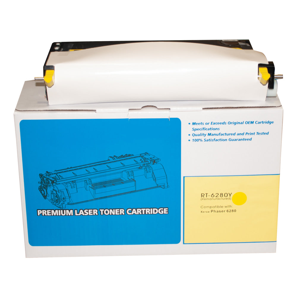 Reliance Remanufactured Yellow Toner Cartridge Replacement For Xerox 106R01394