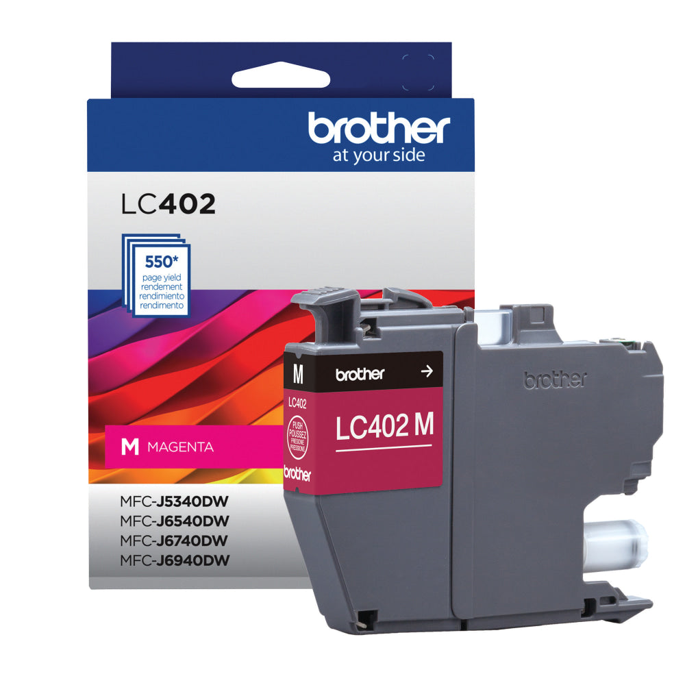 Brother LC402 Magenta Ink Cartridge, LC402M