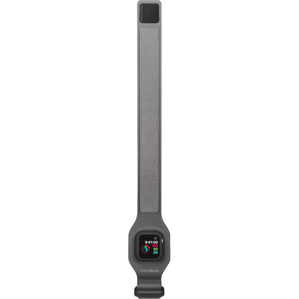 Twelve South ActionSleeve 2 Carrying Case (Armband) Apple Apple Watch - Gray - Nick Resistant, Ding Resistant - Fabric, Polyurethane Body - Armband, Wristband - 1.2in Height x 4.6in Width x 8.1in Depth - 1 Pack