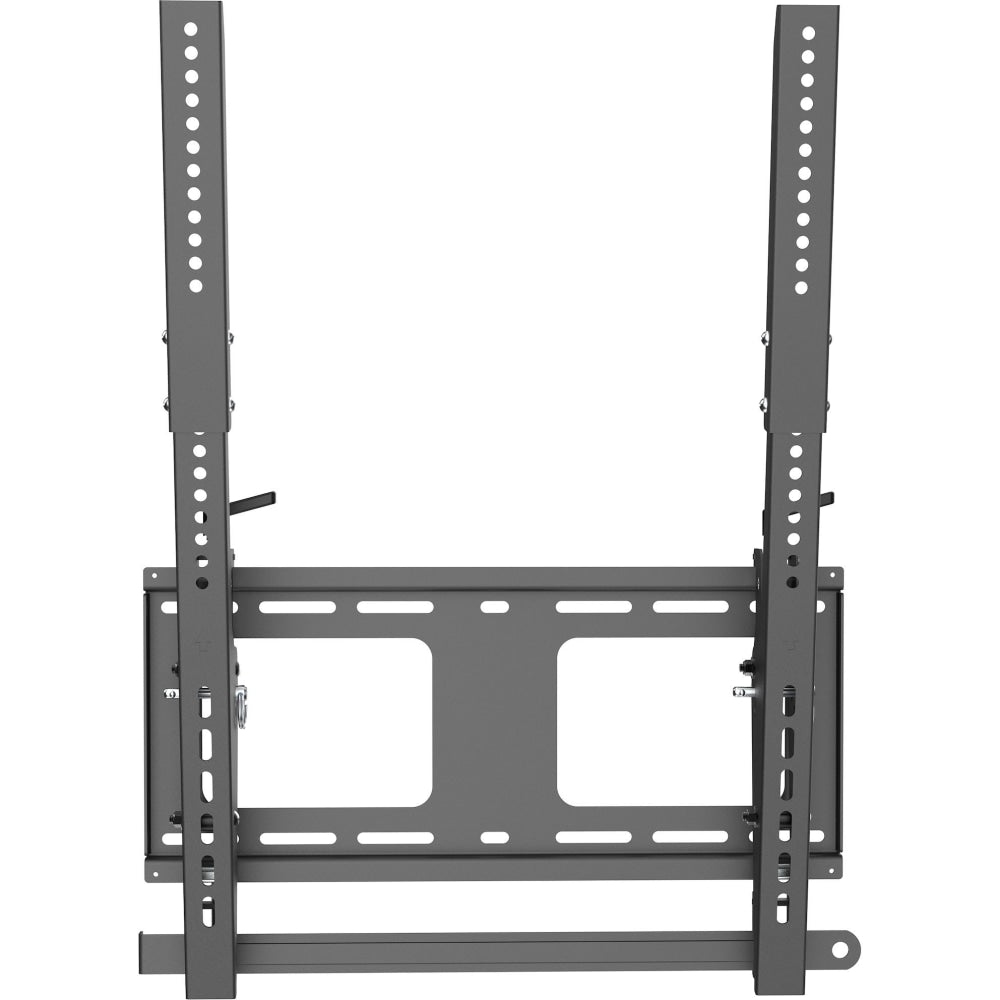 StarTech.com Portrait/Vertical TV Wall Mount, Heavy Duty TV Wall Mount, 40-55 inch VESA TV (110lb/50kg), Tilting Low Profile Digital Signage Television Mount with Lockable Security Bar - steel - black