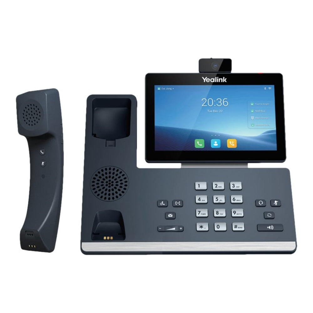 Yealink Entry-Level Gigabit POE 2-Line HD Voice Phone, YEA-SIP-T58WPROCAM