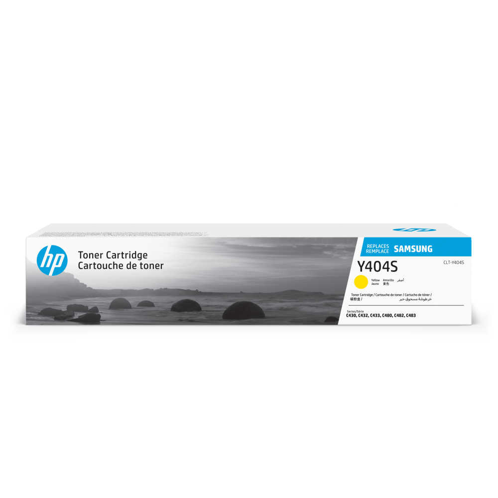 HP Y404S Yellow Toner Cartridge for Samsung CLT-Y404S, SU448A