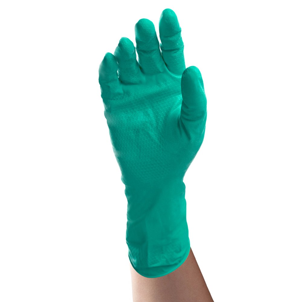 Tronex Premium Gauge Unlined Nitrile Gloves, Small, Green, Pack Of 144 Gloves