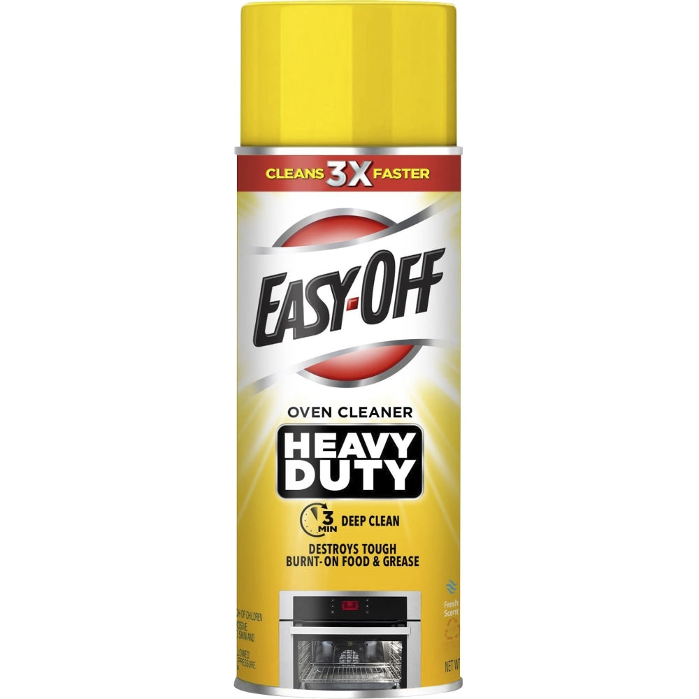 Easy-Off Heavy Duty Oven Cleaner - Liquid - 14.5 fl oz (0.5 quart) - Fresh Scent - 6 / Carton - White