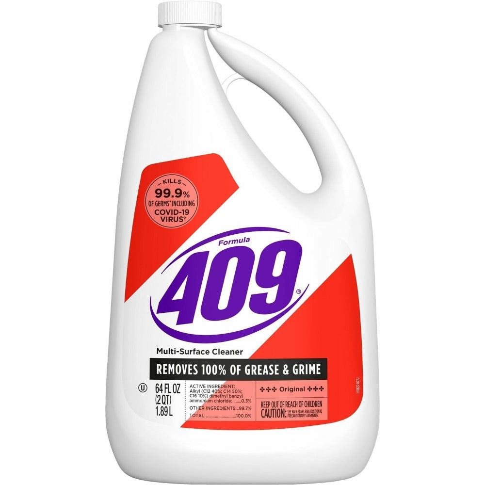 Formula 409 Multi-Surface Cleaner Refill Bottle - Liquid - 64 fl oz (2 quart) - Original Scent - 6 / Carton - White