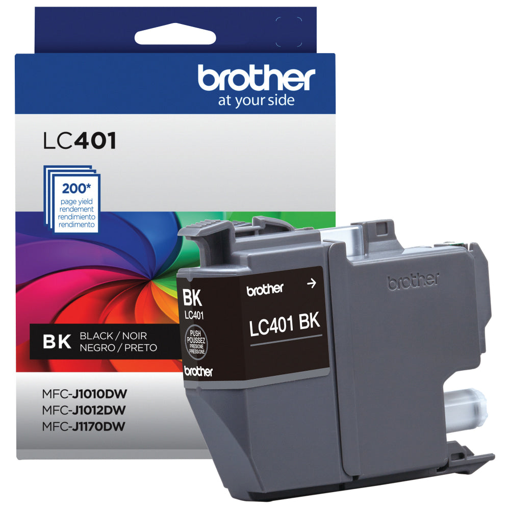 Brother LC401 Black Ink Cartridge, LC401BK