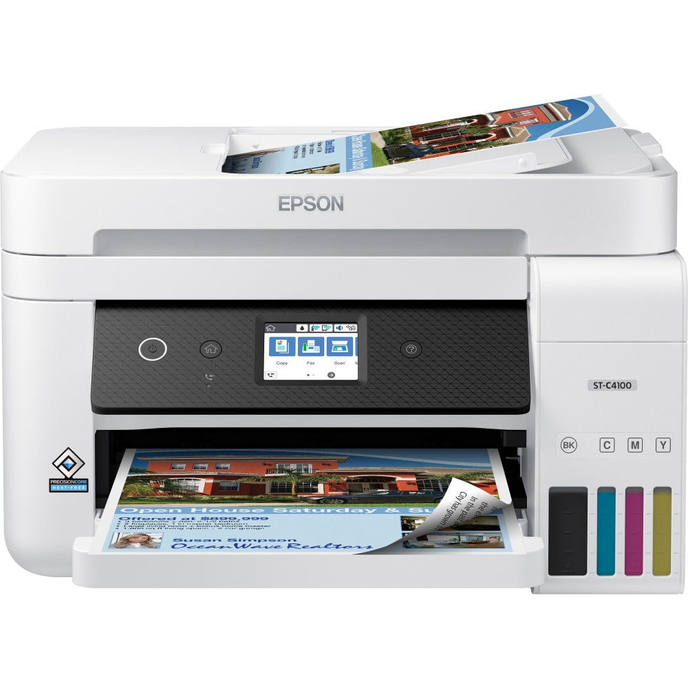 Epson WorkForce ST-C4100 Supertank Inkjet All-in-One Color Printer