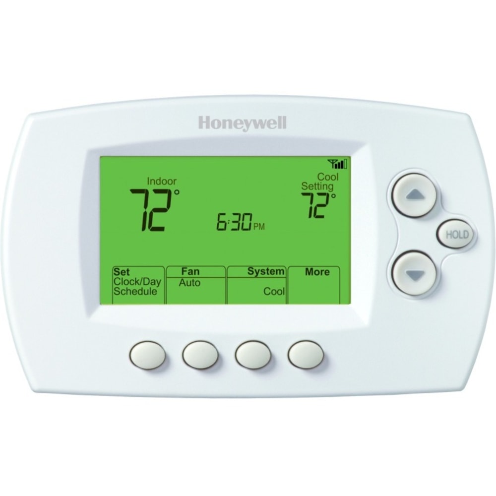 Honeywell Wi-Fi 7-Day Programmable Touchscreen Thermostat, 3-1/2inH, White