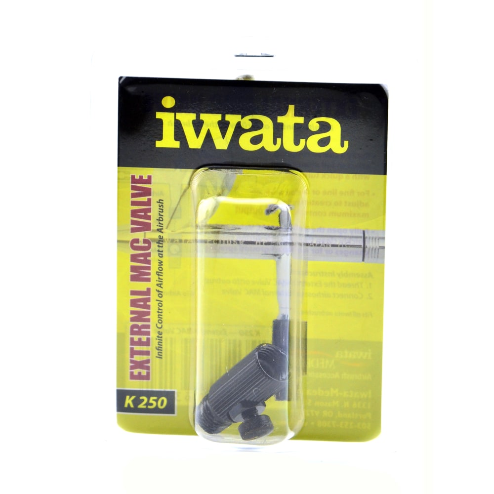 Iwata External Mac Valve, 1 1/8in, Black