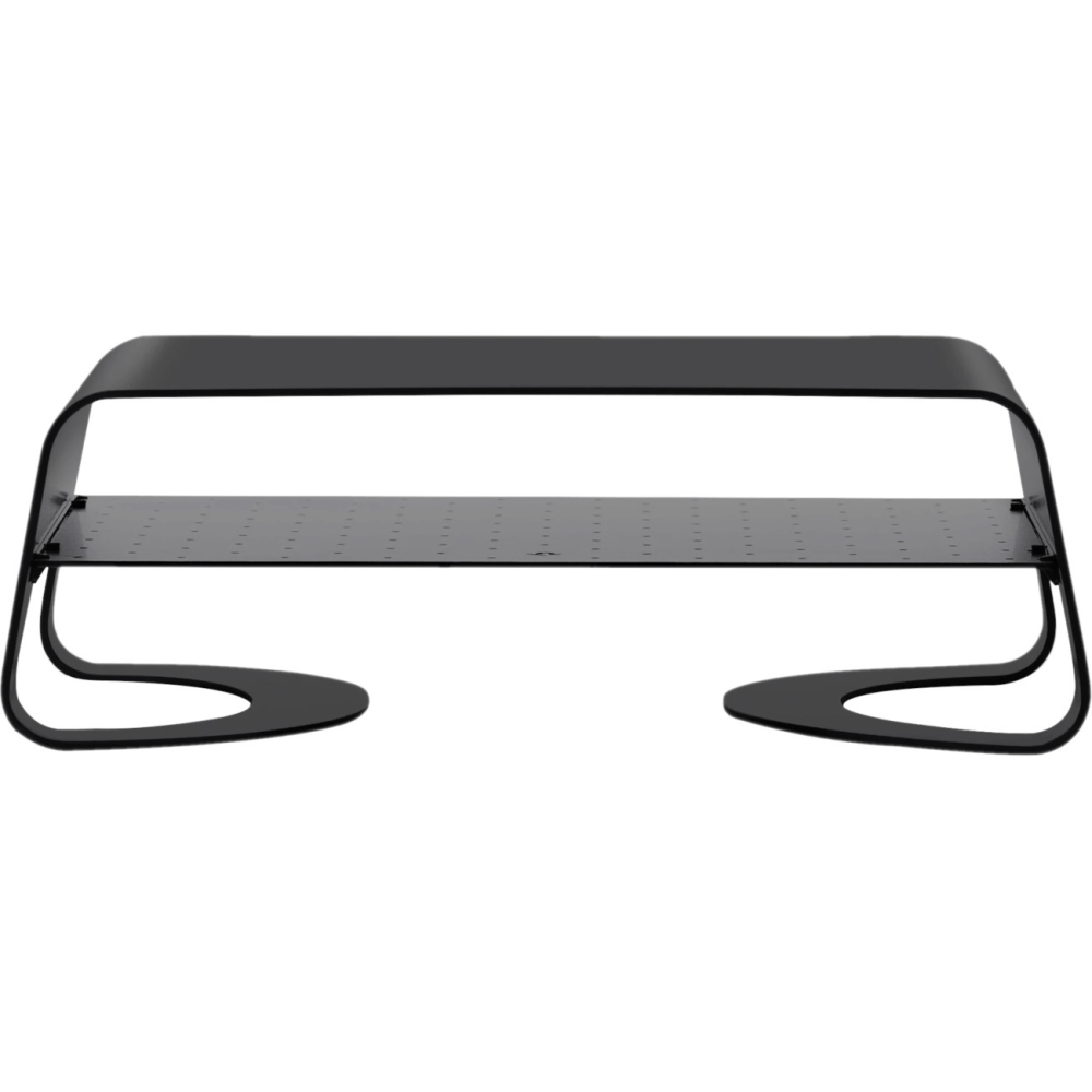 Twelve South Curve Riser for iMac & Displays - 1 x Shelf(ves) - 10.8in Height x 13.6in Width - Desktop - Metal - Black