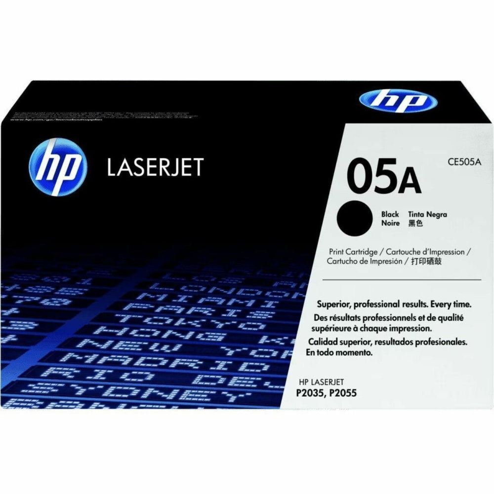 HP 05A Black Toner Cartridge, CE505AC