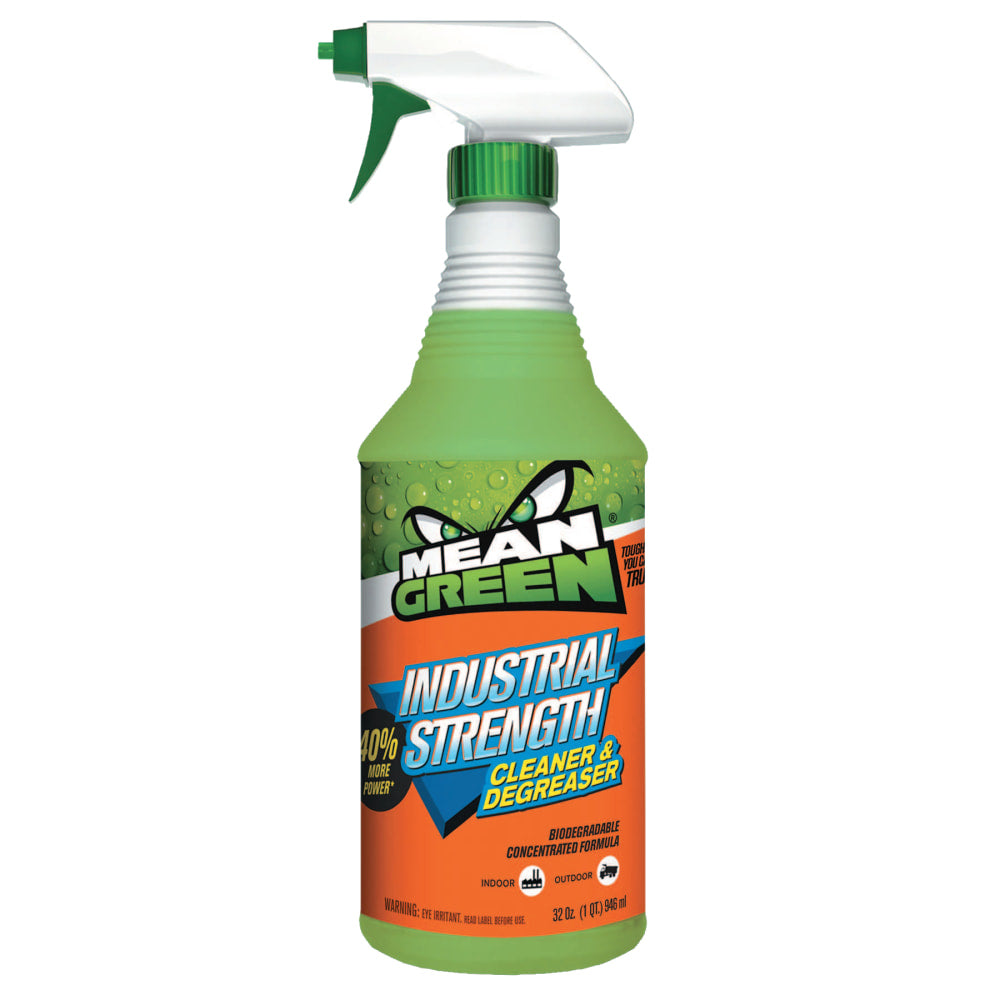 Mean Green Industrial Strength Cleaner And Degreaser Spray, 32 Oz Bottle, Case Of 12