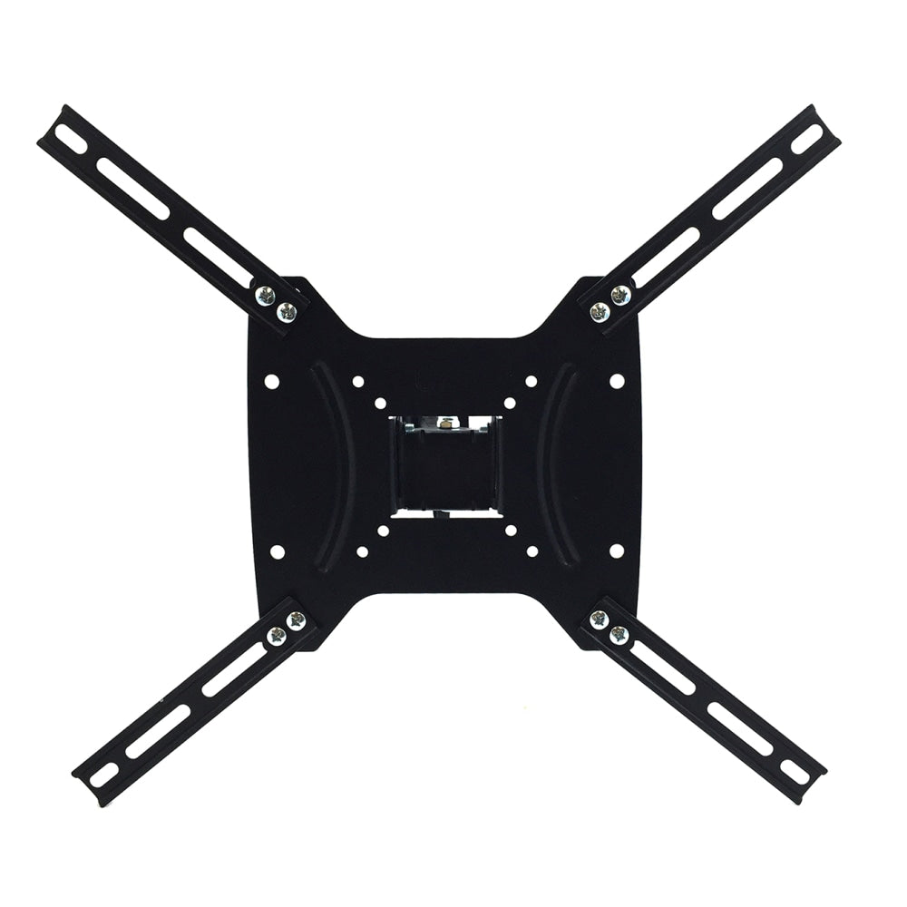 MegaMounts Full Motion Wall Mount For 17 - 55in TVs, 9inH x 12inW x 2.5inD, Black