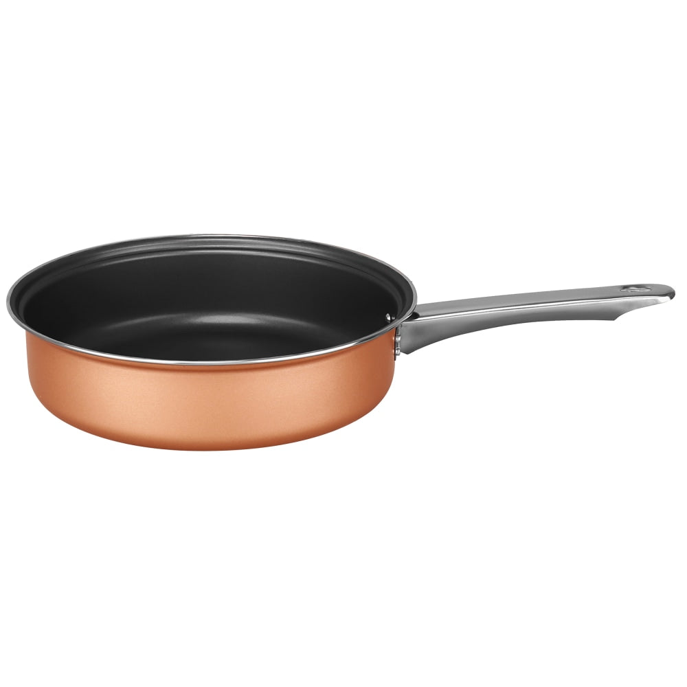 Brentwood 9-Piece Aluminum Non-Stick Cookware Set, Copper