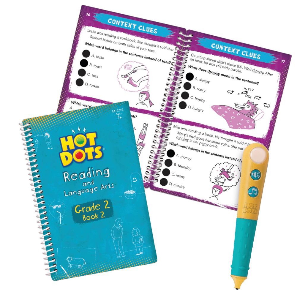 Educational Insights Hot Dots Lets Master Grade 2 Reading