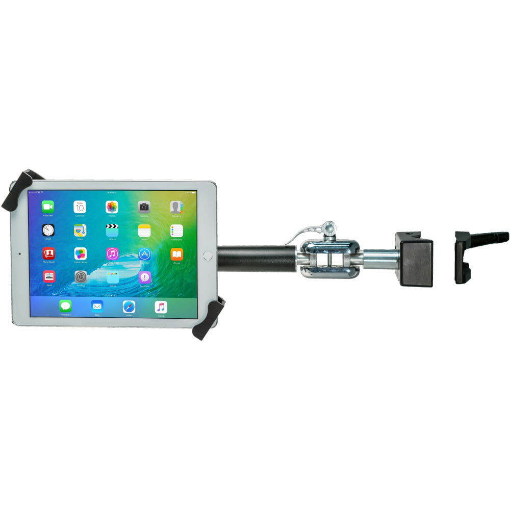 CTA Digital Heavy-Duty Security Pole Clamp For 7in-14in Tablets, Including iPad 10.2in (7th/8th/9th Generation)