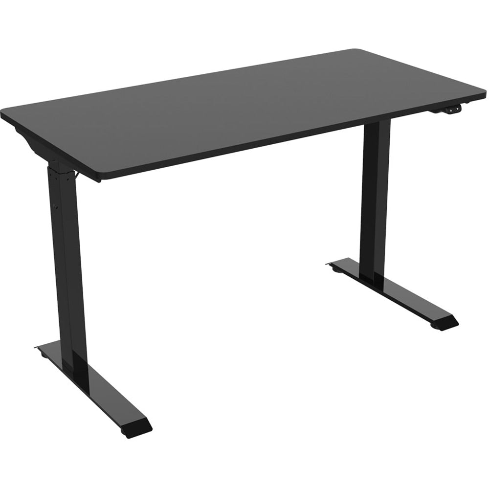 FlexiSpot Vici Electric 48inW Quick-Install Height-Adjustable Desk, Black