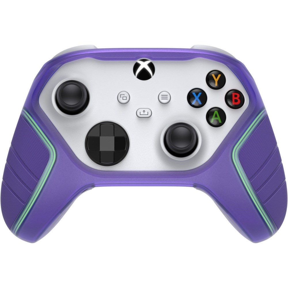 OtterBox Xbox X|S Antimicrobial Easy Grip Controller Shell - For Microsoft Gaming Controller - Galactic Dream (Purple/Glow in the Dark) - Bacterial Resistant, Anti-slip, Abrasion Resistant, Scuff Resistant, Sweat Resistant - Retail