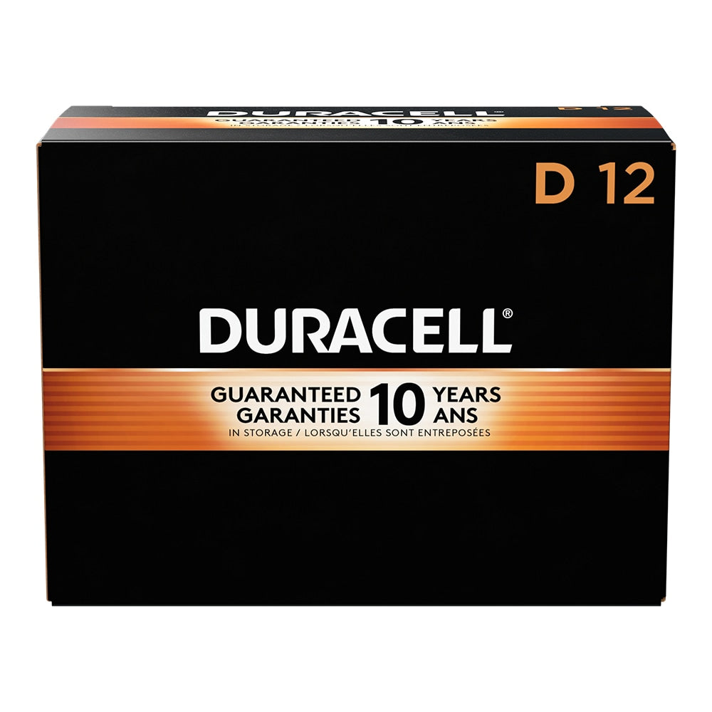 Duracell Coppertop D Alkaline Batteries, Box Of 12, Case Of 6 Boxes