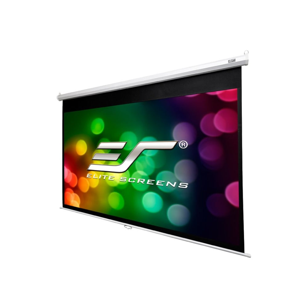 Elite Screens Manual SRM Series M94NWX-SRM - Projection screen - ceiling mountable, wall mountable - 94in (94.1 in) - 16:10 - MaxWhite - white