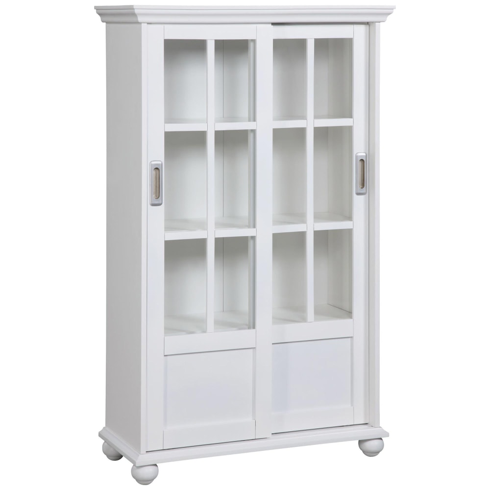 Ameriwood Home Aaron Lane 51inH 4-Shelf Bookcase, White