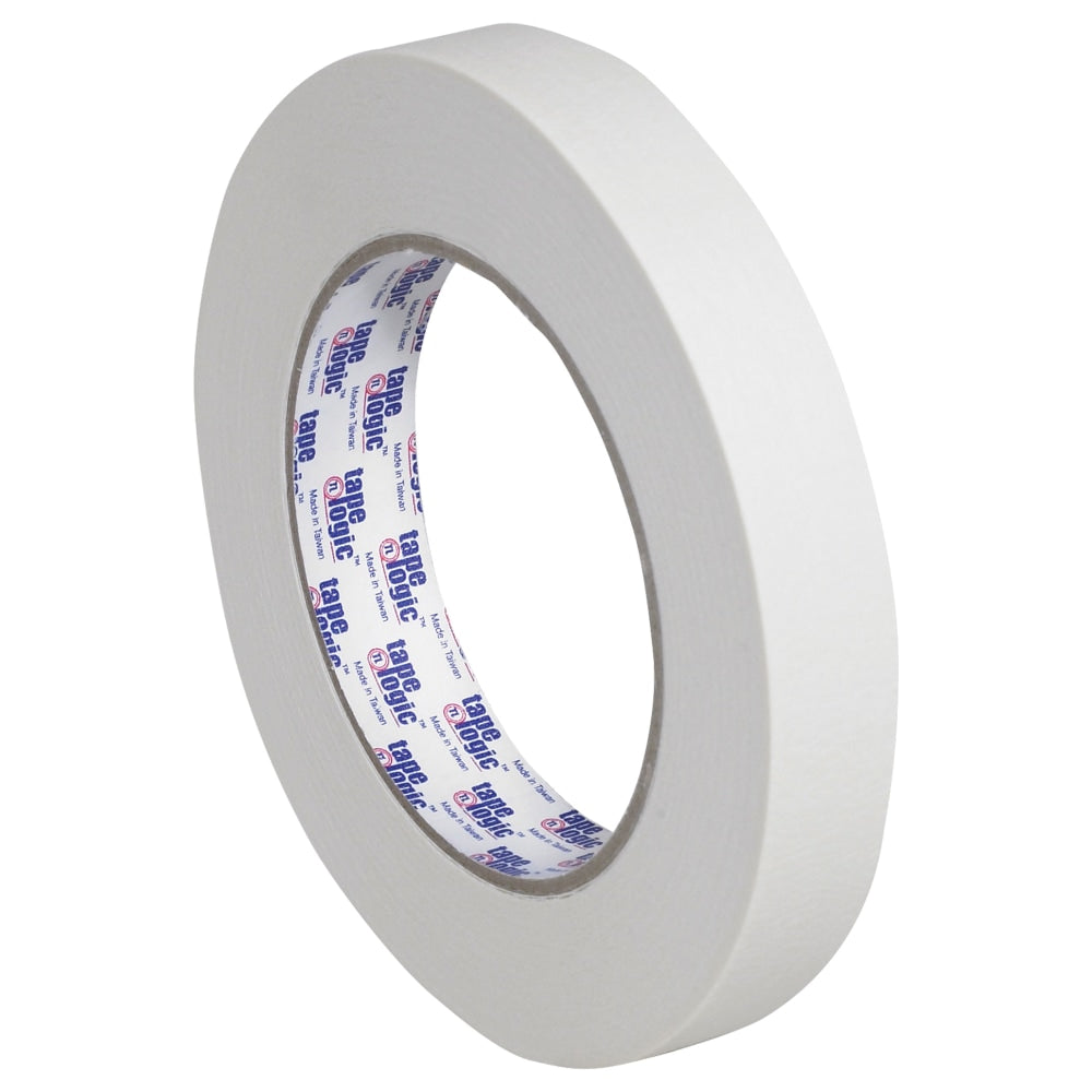 Tape Logic 2400 Masking Tape, 3in Core, 0.75in x 180ft, Natural, Pack Of 12