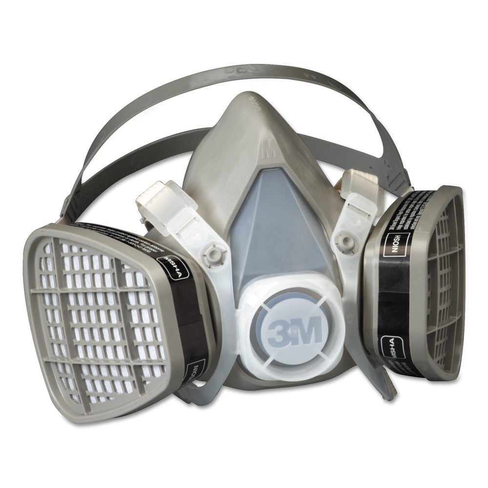 3M 5000 Series Organic Vapors Half-Facepiece Respirator, Medium