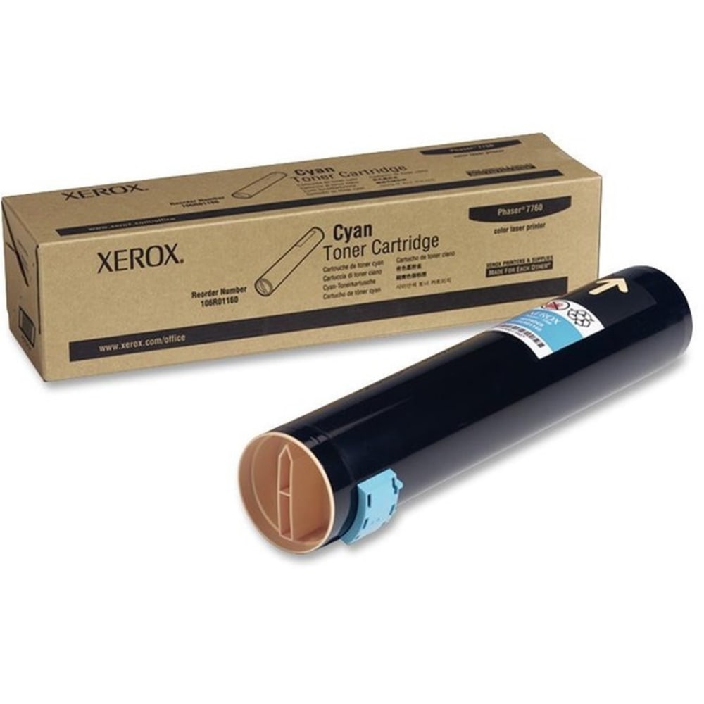 Xerox 7760 Cyan Extra-High Yield Toner Cartridge, 106R01160