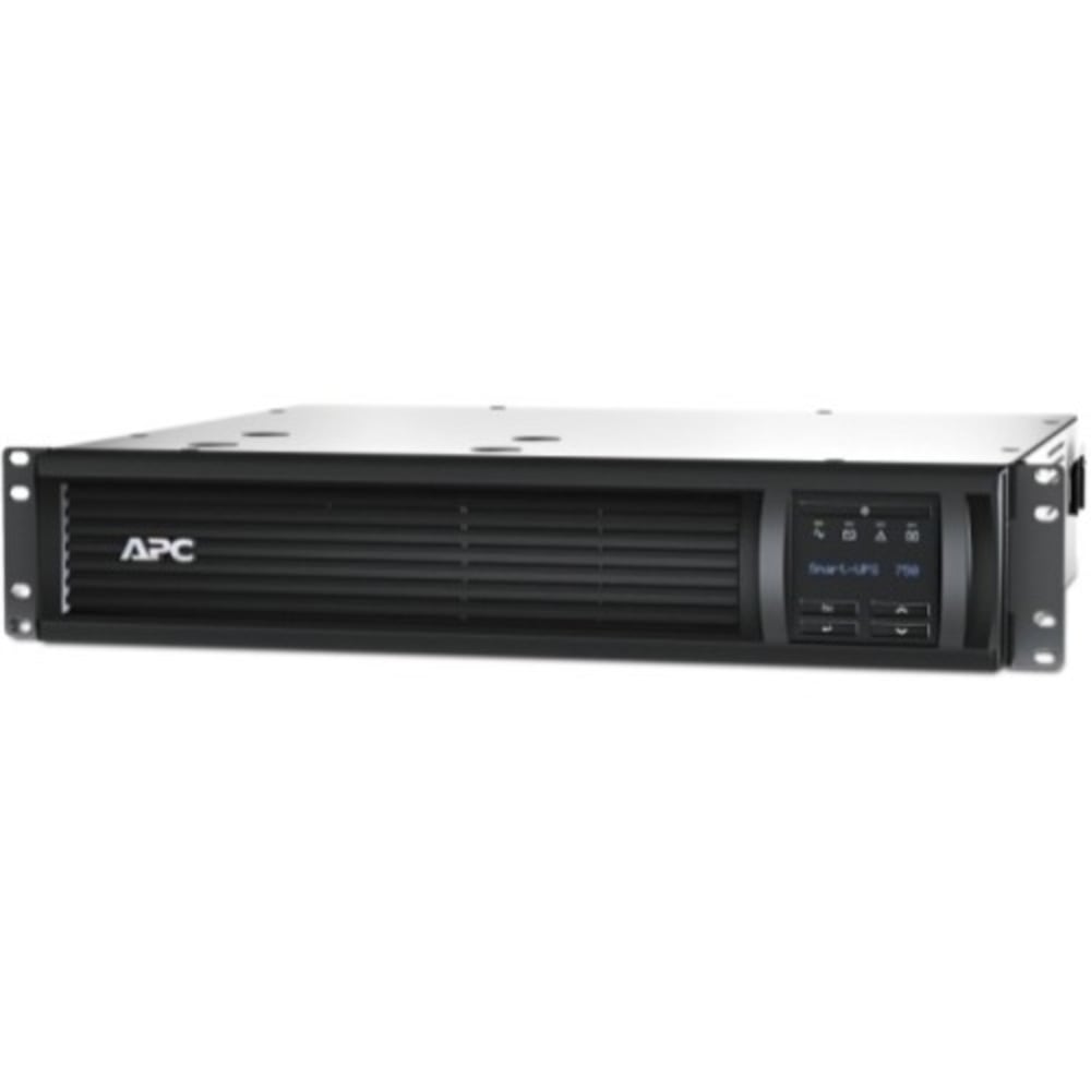 APC by Schneider Electric Smart-UPS 750VA LCD RM 2U 120V with L5-15P - 2U Rack-mountable - 3 Hour Recharge - 5 Minute Stand-by - 110 V AC Input - 120 V AC Output - Sine Wave - USB - 6 x NEMA 5-15R