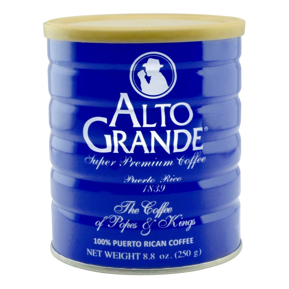 Alto Grande Ground Coffee, Medium-Dark Roast, Super Premium, 8.8 Oz Per Can