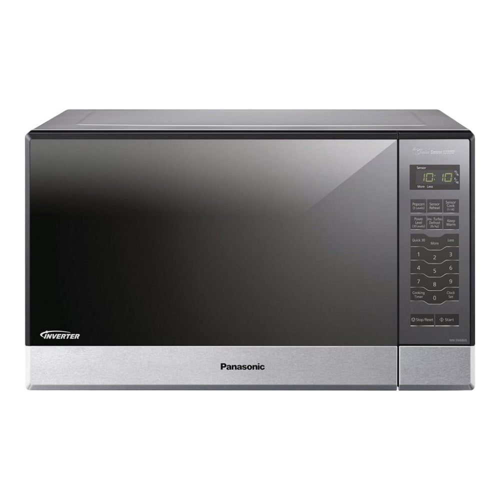 Panasonic Genius Sensor 1.2 Cu Ft Countertop Microwave, Stainless Steel