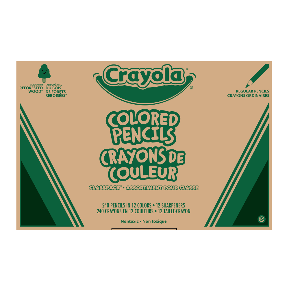 Crayola Classpack Color Pencils, Set Of 240