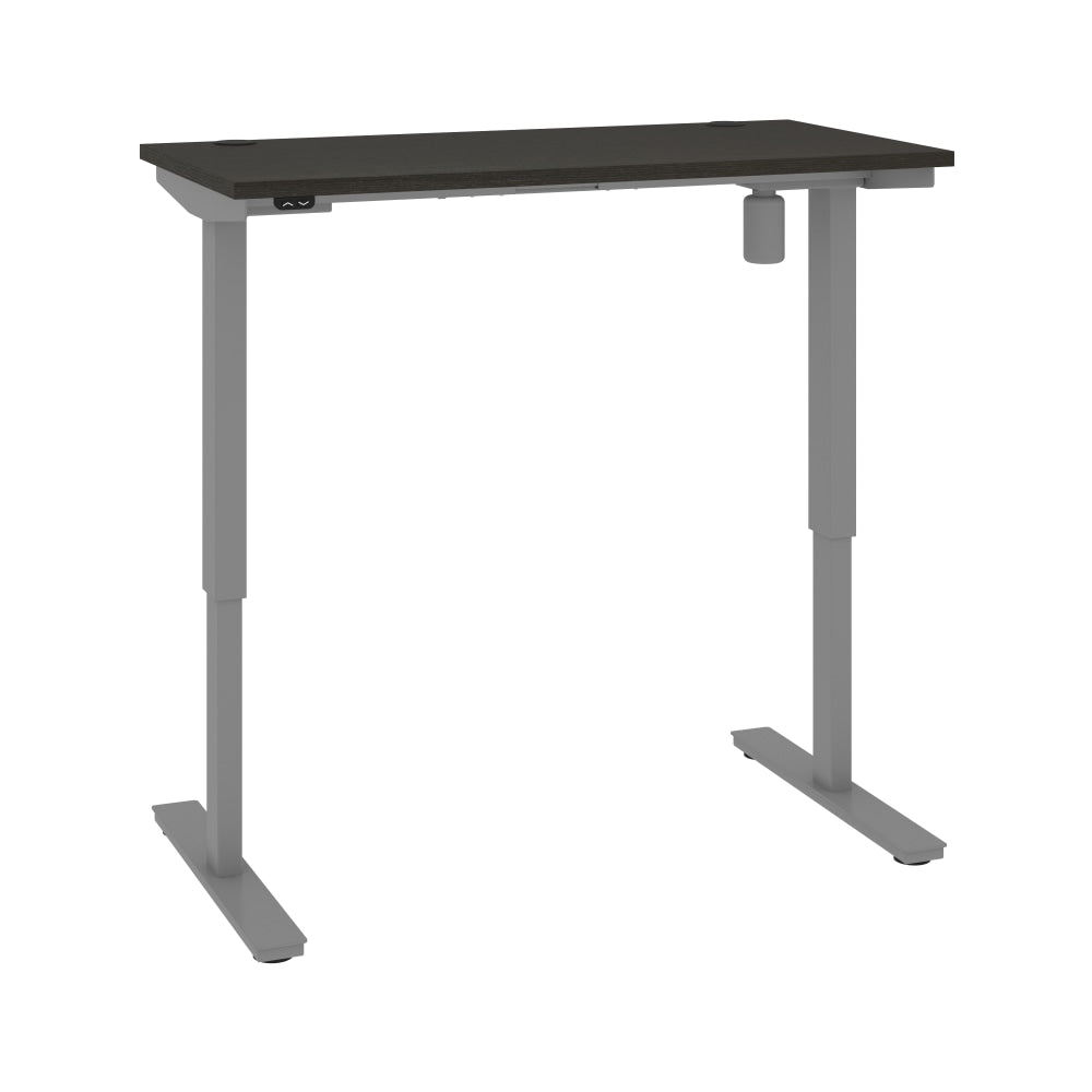 Bestar Upstand Electric 48inW Standing Desk, Deep Gray