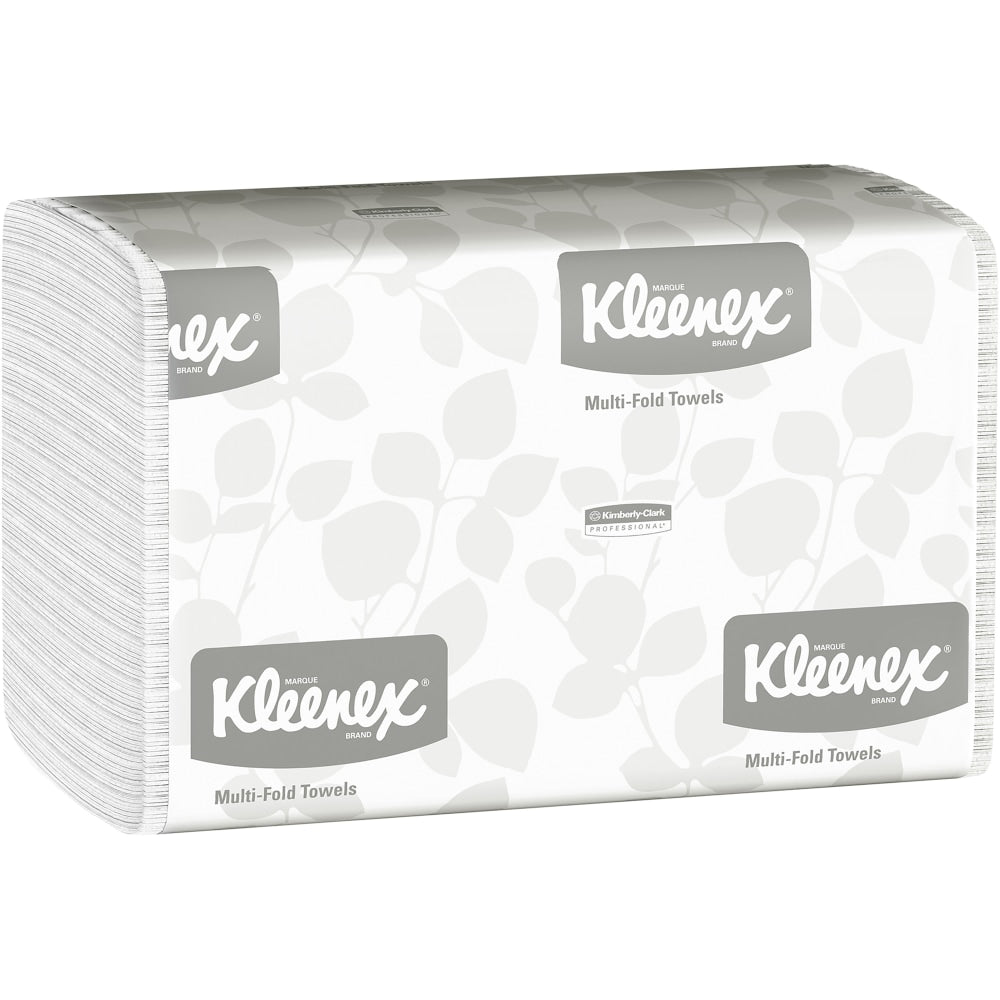 Kleenex Multi-Fold 1-Ply Paper Towels, 150 Per Pack, Case Of 16 Packs