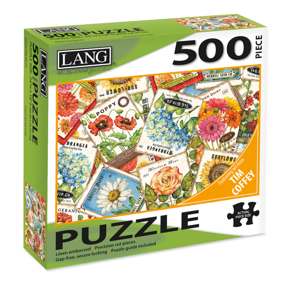 Lang 500-Piece Jigsaw Puzzle, Seed Packets