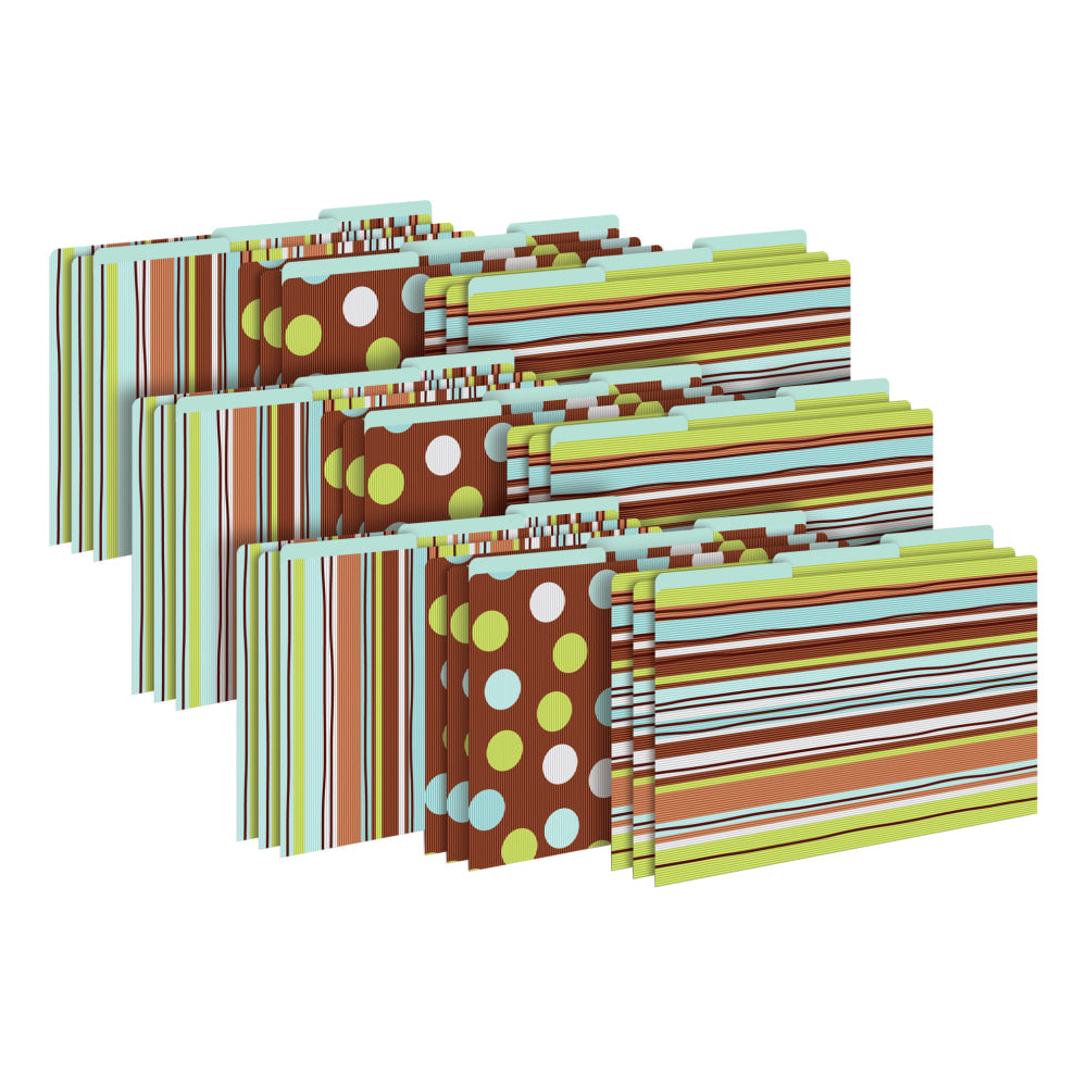 Barker Creek Tab File Folders, Legal Size, Ribbon By The Yard, Pack Of 27 Folders