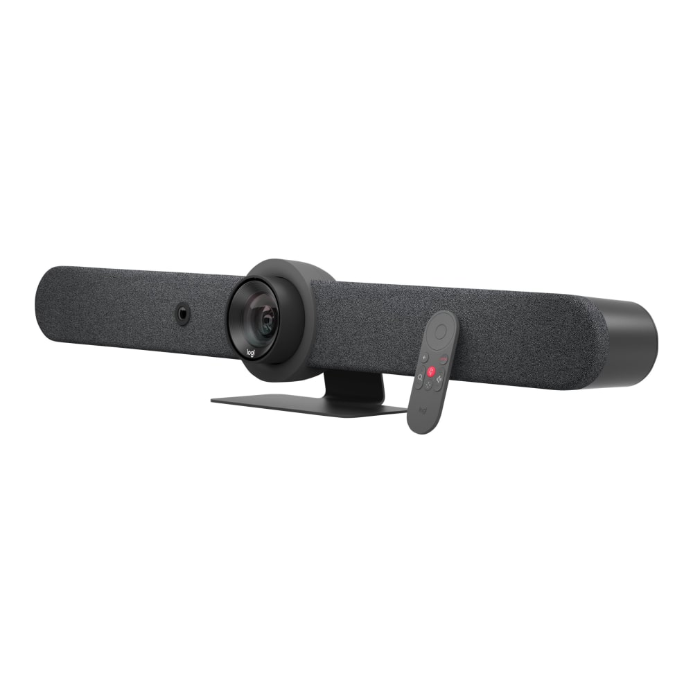 Logitech Rally Bar All-In-One Video Bar for Midsize Rooms - Video conferencing device - Zoom Certified, Certified for Microsoft Teams - graphite - TAA Compliant