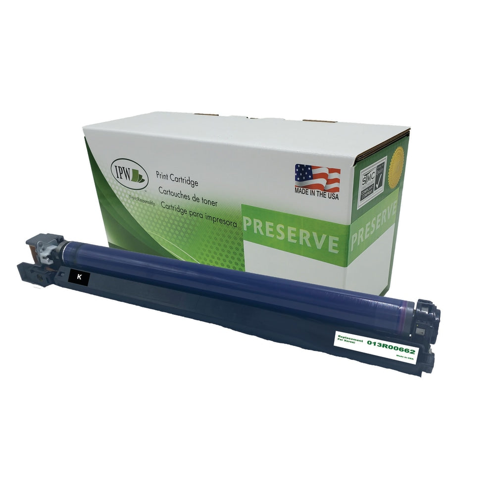 IPW Preserve Brand 013R00662-R-O High-Yield Remanufactured Drum Unit For Xerox 013R00662