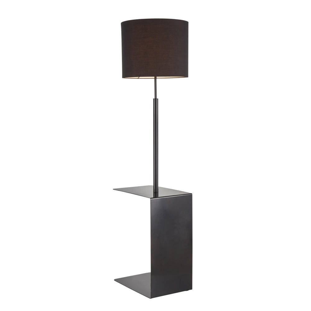 LumiSource Gamma Floor Lamp, 64inH, Black