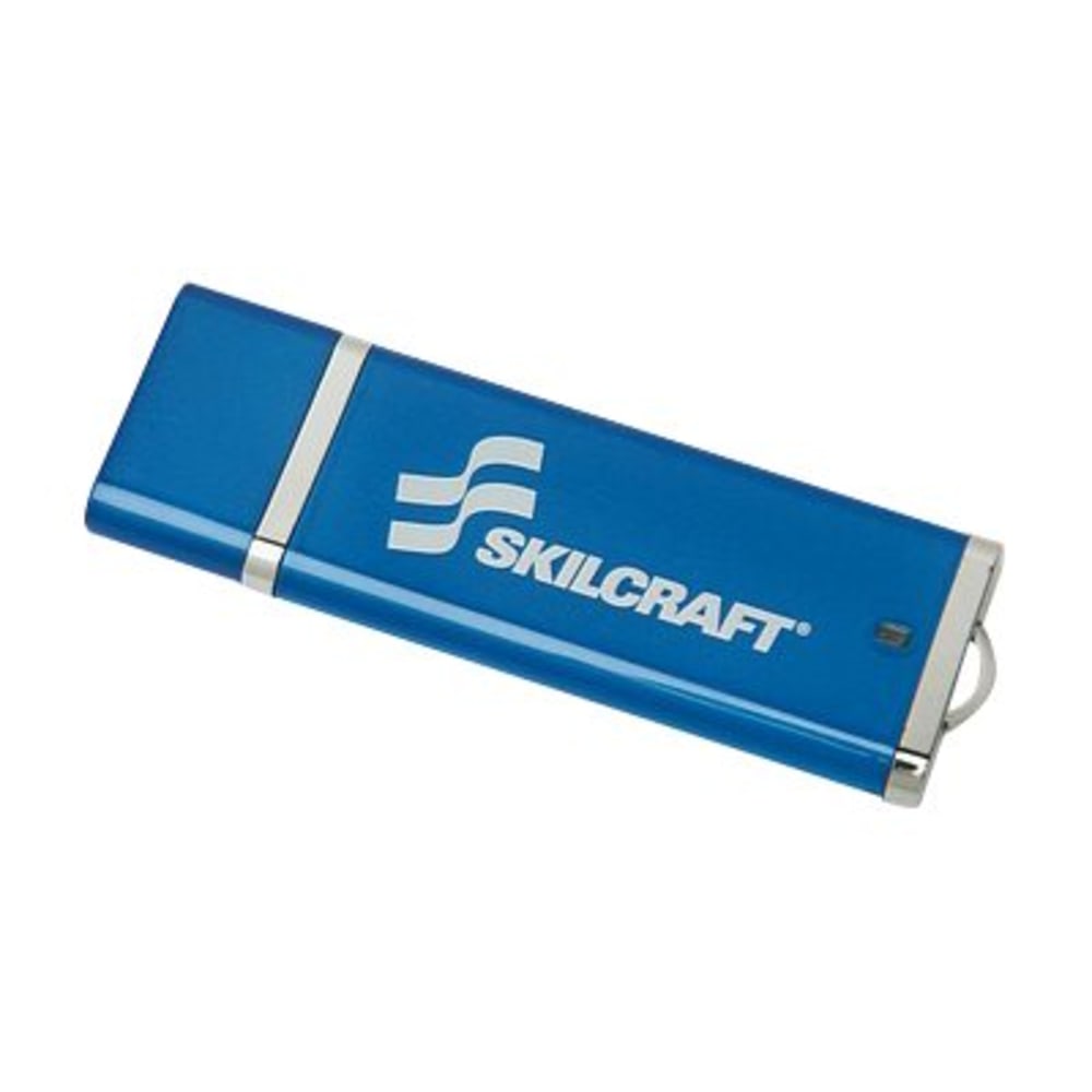 SKILCRAFT USB Flash Drive With 256-Bit AES Encryption, 32GB (AbilityOne 7045-01-569-1704)