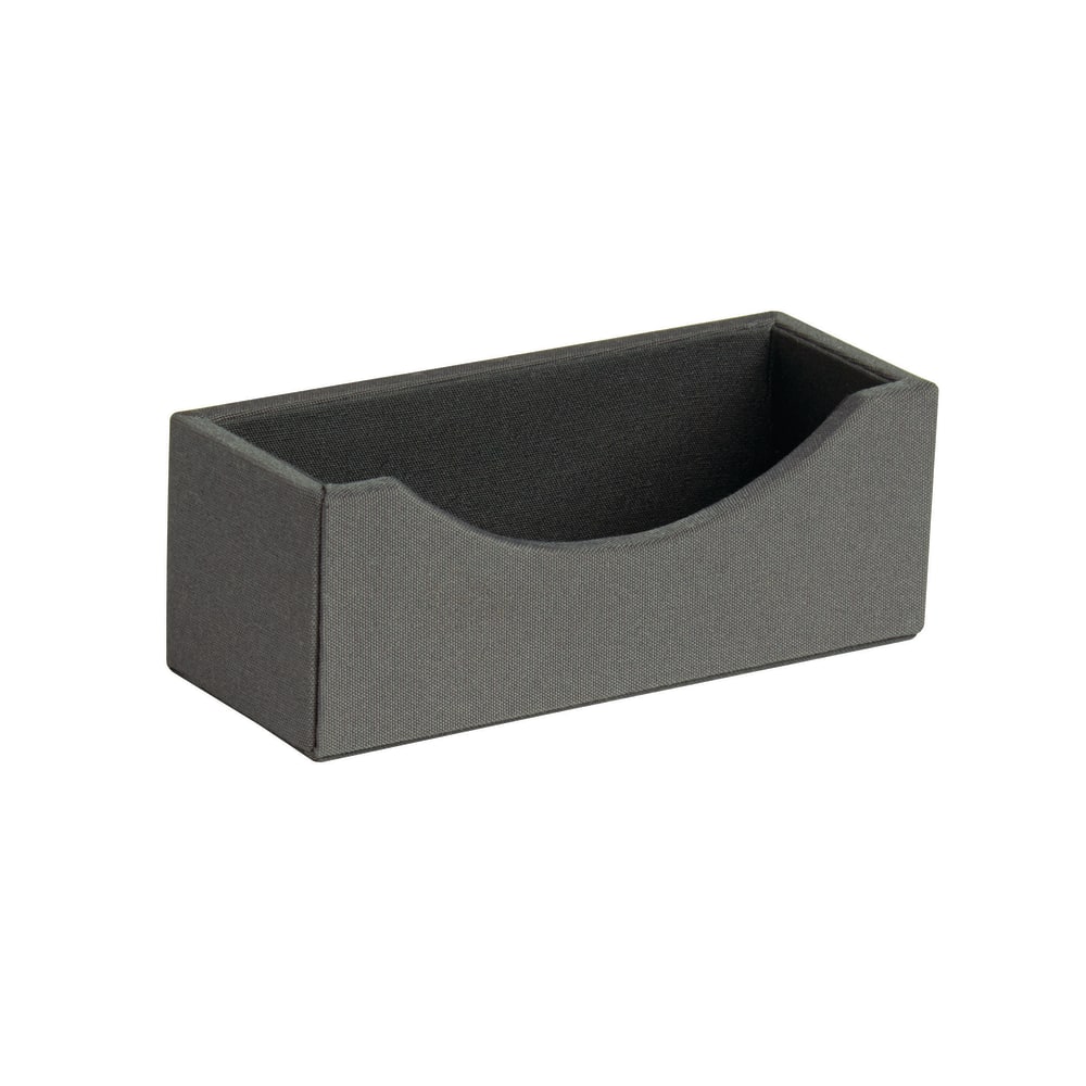 Realspace Gray Business Card Holder