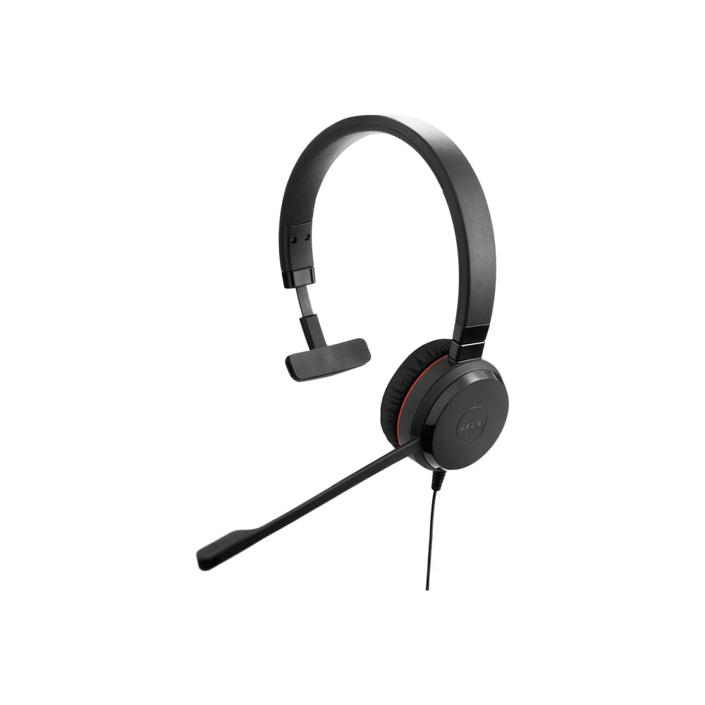 Jabra Evolve 20SE UC Headset - Mono - USB Type C - Wired - 32 Ohm - 150 Hz - 7 kHz - On-ear - Monaural - Ear-cup - 3.94 ft Cable - Electret Condenser Microphone