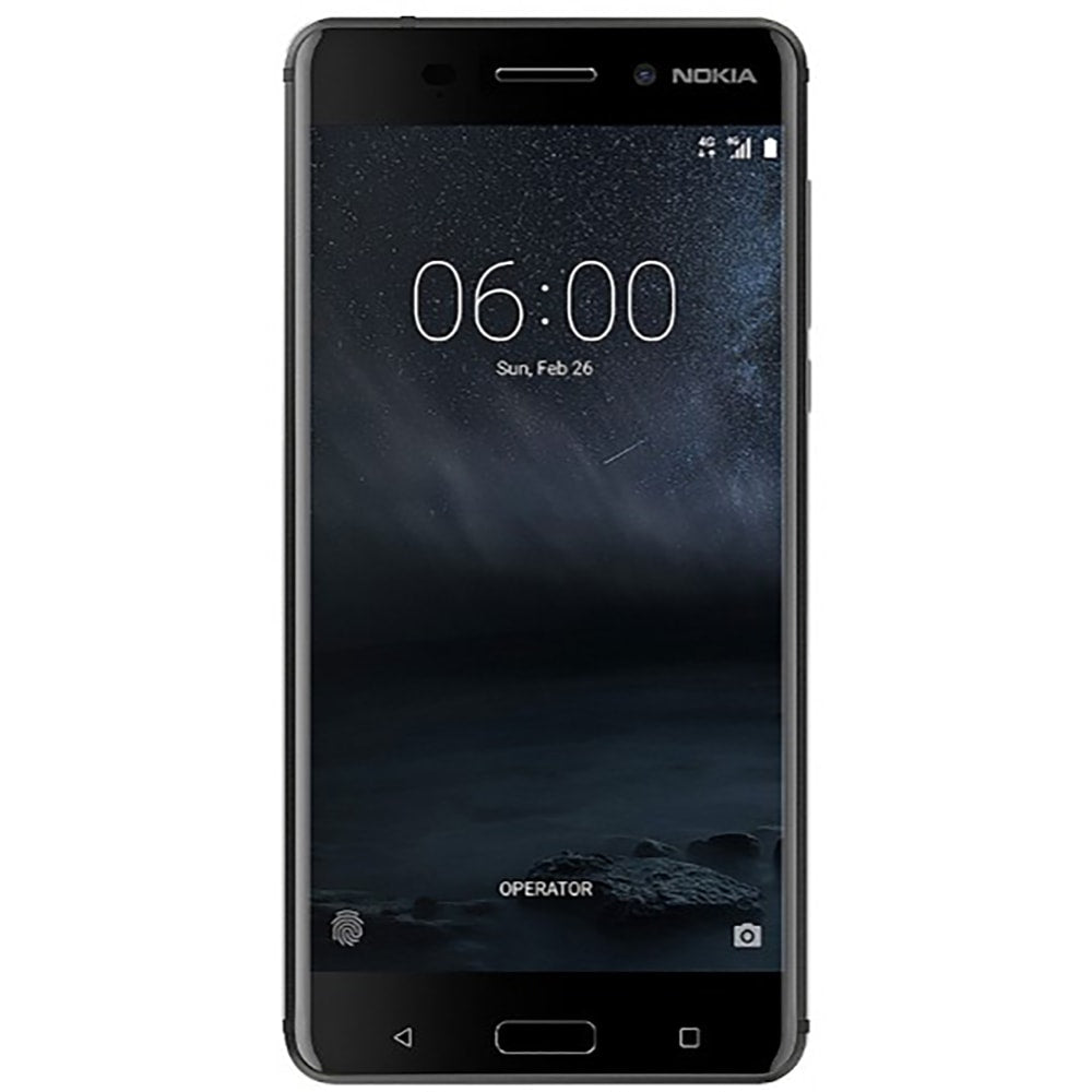 Nokia 6 TA-1025 Cell Phone, Black, PNN100292