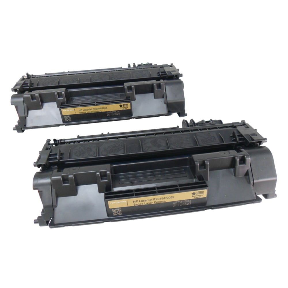 IPW Preserve Remanufactured Black Toner Cartridge Replacement For HP 05A, CE505D, Pack Of 2, 845-05D-ODP